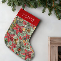 Presente de Natal personalizado de Poinsettia para