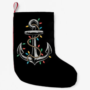 Meia De Natal Pequena Presentes de Barco de Cruzeiro de Velas Boiando Lu