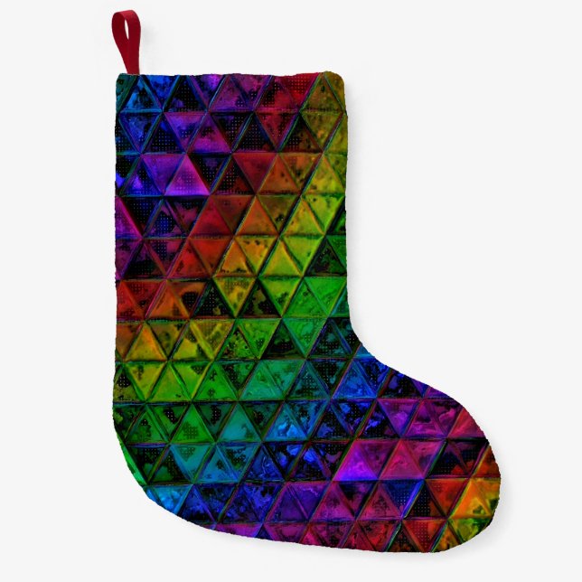Meia De Natal Pequena Pride Glass (Frente)