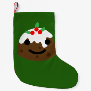 Meia De Natal Pequena pudim de natal emoji