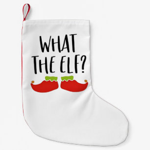 Meia De Natal Pequena Que Feliz Natal Engraçado Elf Papai Noel