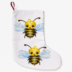 Meia De Natal Pequena Queen Bee Christmas Stocks - Personalizável