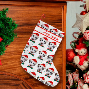 Meia De Natal Pequena Raça de Cão Dalmata Natal