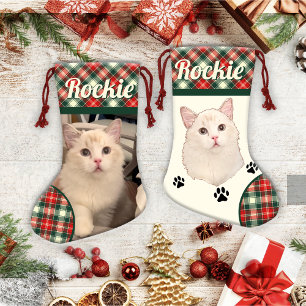 Meia De Natal Pequena Ragdoll Cat Personalizado
