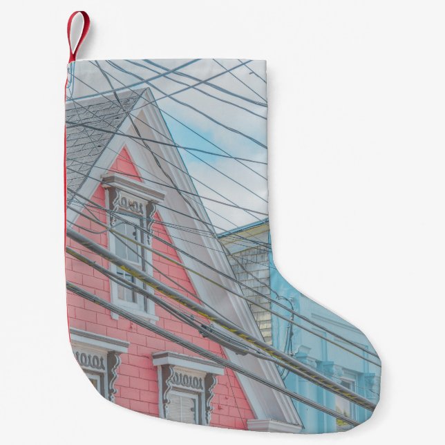 MEIA DE NATAL PEQUENA RED BRICK HOUSE (Frente)