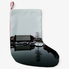 Meia De Natal Pequena Reflexão na água