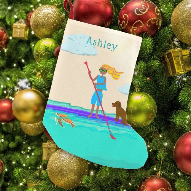 Meia De Natal Pequena Remo de Pé Artístico  (Criador carregado)