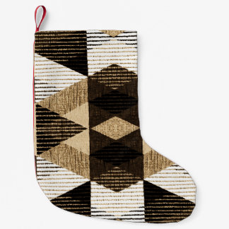 Meia De Natal Pequena Repetir Geometria: Design de Fundo Texturizado
