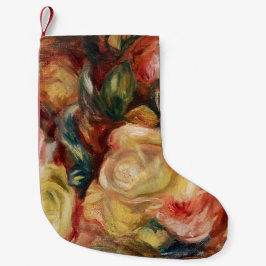 Meia De Natal Pequena Rosas (1912) apresentada por Pierre-Auguste Renoir