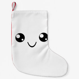 Meia De Natal Pequena Rosto de Sorriso