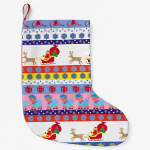 Meia De Natal Pequena Santa Claus dorigh