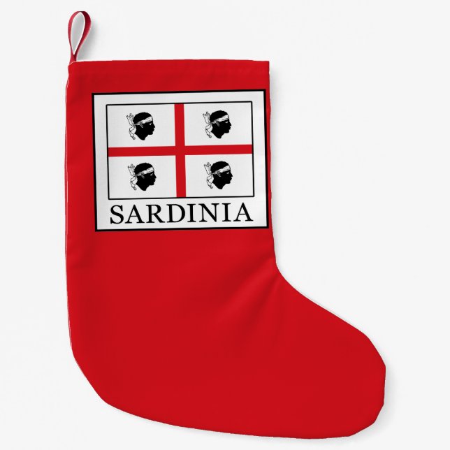 Meia De Natal Pequena Sardenha (Frente)