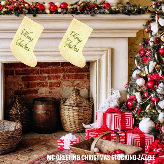 Meia De Natal Pequena Saudação MC (Criador carregado)