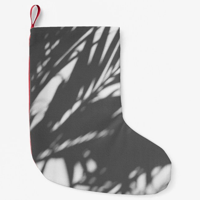 Meia De Natal Pequena Silhuette de palmeira (Frente)