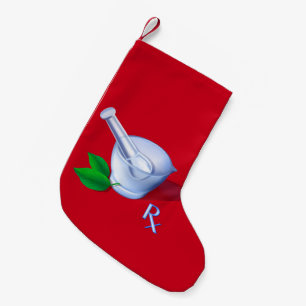 Meia De Natal Pequena Símbolos da farmácia