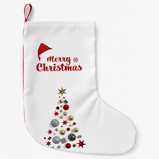 Meia De Natal Pequena simple (Frente)