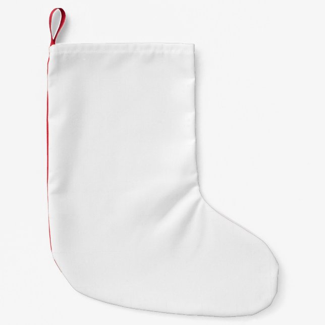 Meia De Natal Pequena Simples e elegante, feliz Natal Chri (Frente)