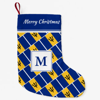 Meia De Natal Pequena Sinalizador BARBADOS | Monograma