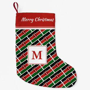 Meia De Natal Pequena Sinalizador KENYA MONOGRAM