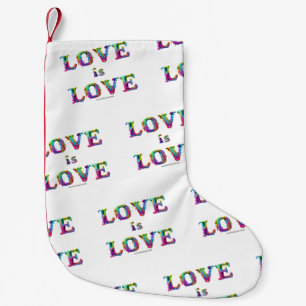 Meia De Natal Pequena SlipperyJoe amor é amor gotejando derretendo dinâm