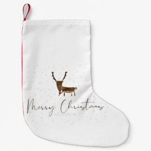 Meia De Natal Pequena SlipperyJoe artístico Feliz gay de Natal