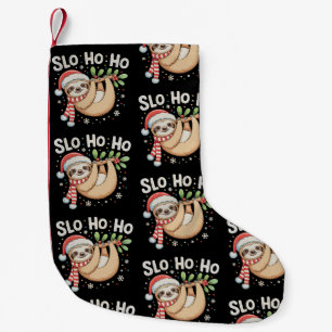 Meia De Natal Pequena Slo Ho Ho Feliz Natal da Preguiça Natal da Preguiç