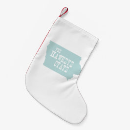 Meia De Natal Pequena Slogan da divisa do estado de Iowa