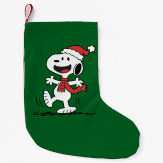 Meia De Natal Pequena Snoopy Christmas fun