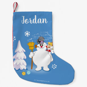 Meia De Natal Pequena Snowman™ congelado Frosty & Karen Winter Diver