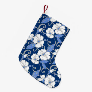 MEIA DE NATAL PEQUENA SONHO POLINÉSIO (AZUL)