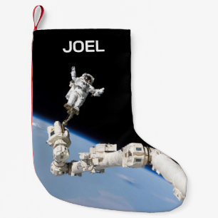 Meia De Natal Pequena Spacewalker
