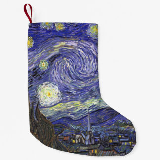 Meia De Natal Pequena Starry Night por Vincent van Gogh