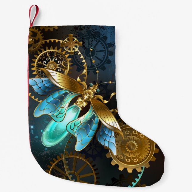 Meia De Natal Pequena Steampunk Firefly (Frente)