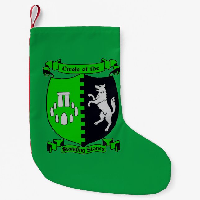 Meia De Natal Pequena Stones Wizard Stocks (Frente)