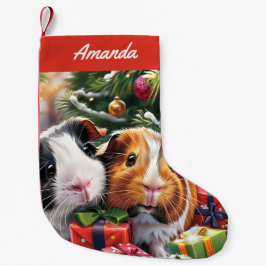 Meia De Natal Pequena Suínos-guineenses