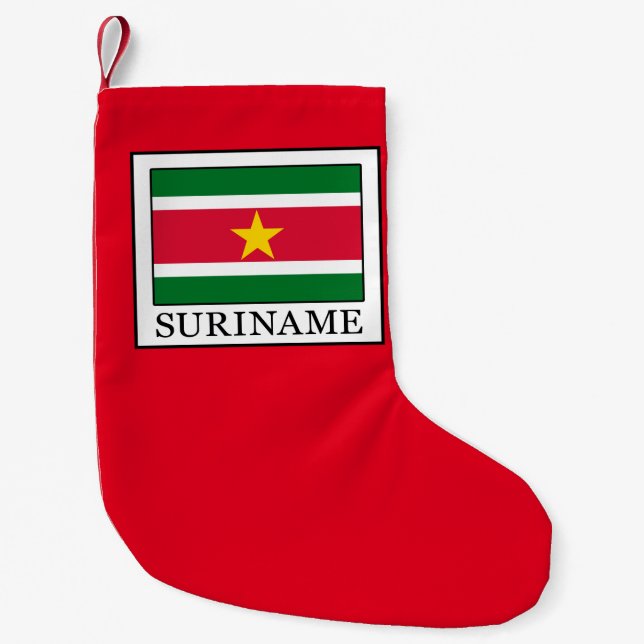 Meia De Natal Pequena Suriname (Frente)
