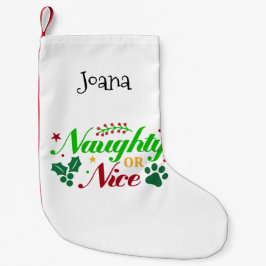 Meia De Natal Pequena Tema de Pet Personalizado Inoso ou Legal