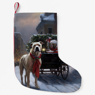 Meia De Natal Pequena Temporada Festiva de Natal do Staffordshire Americ