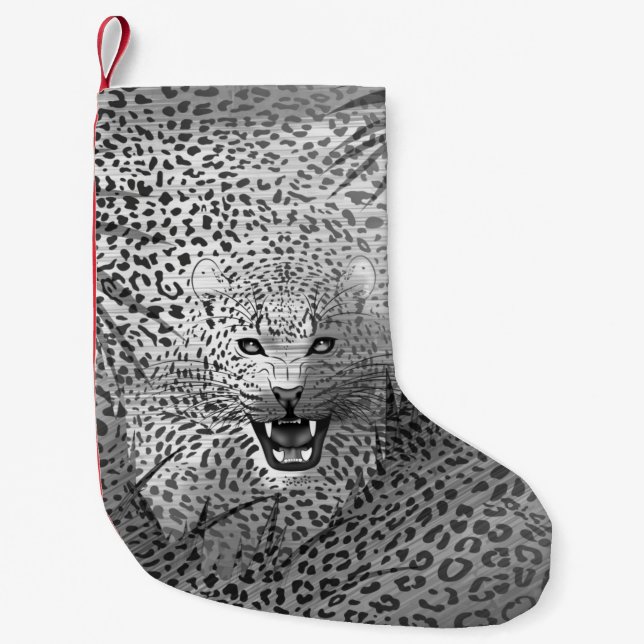 Meia De Natal Pequena Território Leopard 2 (Frente)