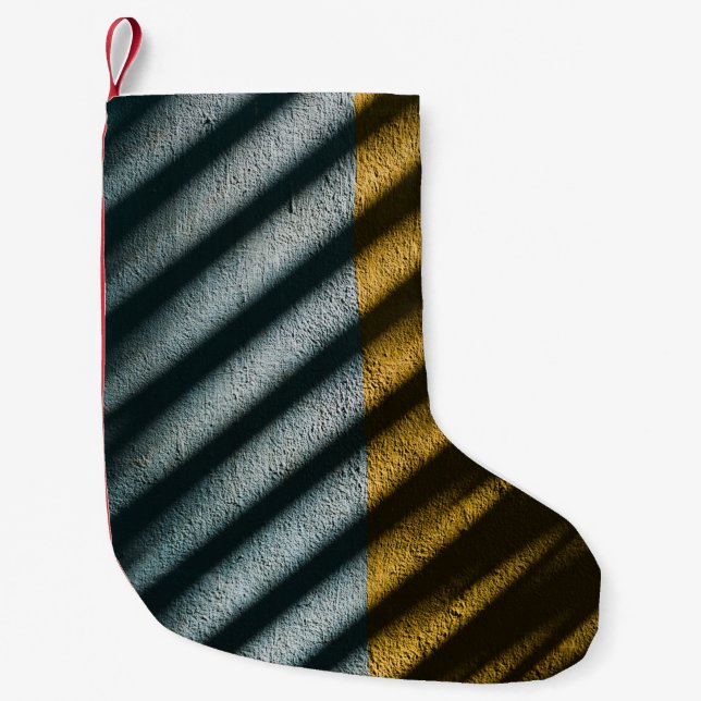 MEIA DE NATAL PEQUENA TÊXTIL PRETO E RODADO (Frente)