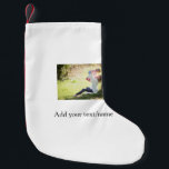 Meia De Natal Pequena Texto da imagem de adição de nome da família da fi<br><div class="desc">Design</div>