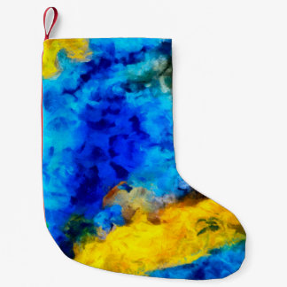Meia De Natal Pequena Textura artística, fundo de petróleo criativo, lis