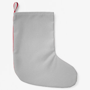 Meia De Natal Pequena Textura granulada de Cinzas de Artsy