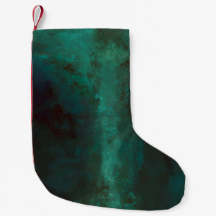 Meia De Natal Pequena Textura pintura granulada