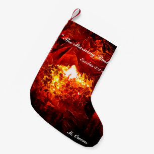 Meia De Natal Pequena "The Burning Bush"