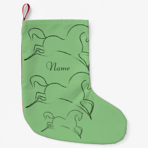 Meia De Natal Pequena Thunder_Cove Cavalo Selvagem