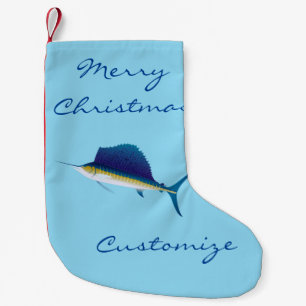 Meia De Natal Pequena Thunder_Cove de Peixe-vela