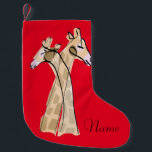 Meia De Natal Pequena Thunder_Cove do Casal Girafa em forma de moeda<br><div class="desc">2 girafas bonitas com pescoço entrelaçadas como parceiros românticos. Boa maneira de mostrar como se sente sobre sua esposa,  marido,  namorada,  namorado,  etc.,  personalize com sua própria saudação,  nome,  mensagem,  etc</div>