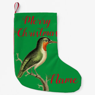 Meia De Natal Pequena Thunder_Cove do Hummingbird