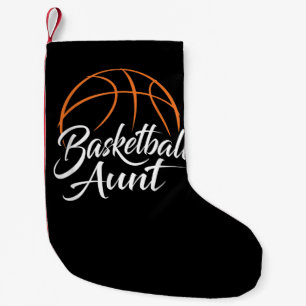 Meia De Natal Pequena Tia de Basquete de Basquete Mãe Tia Gift